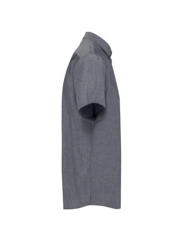 Camisa manga curta em Oxford de tratamento f�cil - K535C