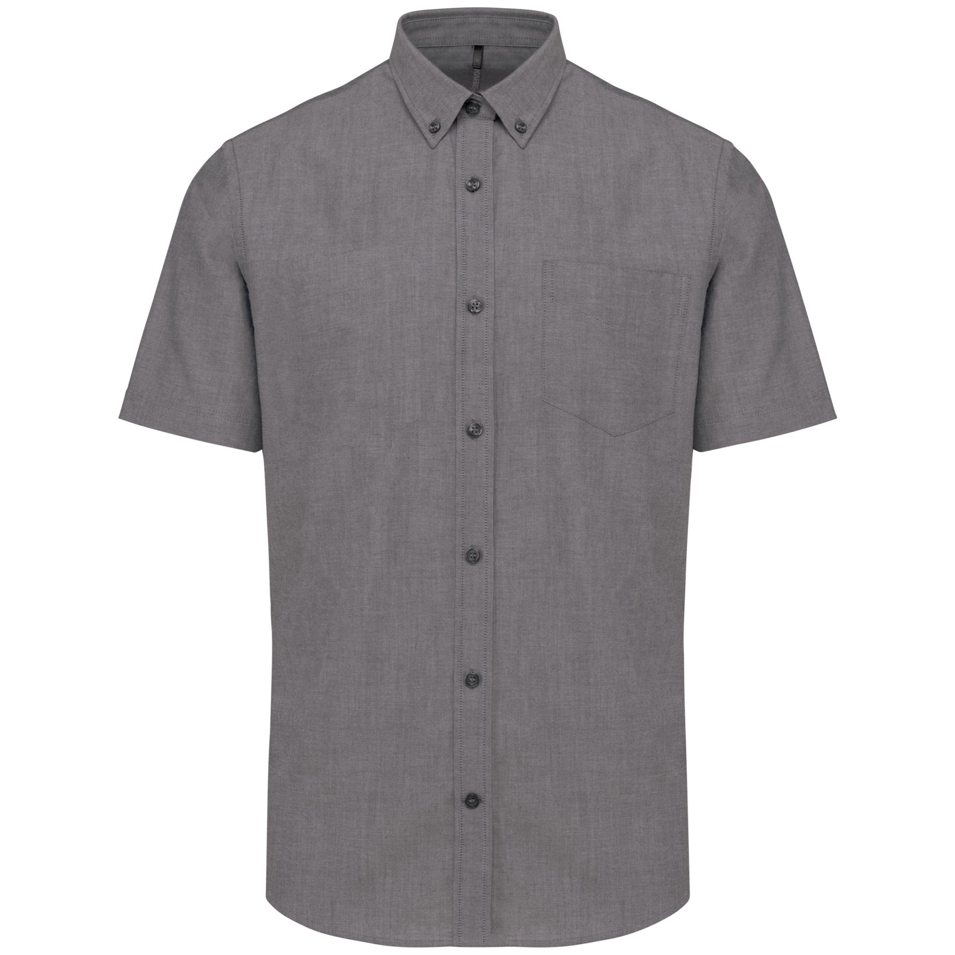 Camisa manga curta em Oxford de tratamento fácil - K535C