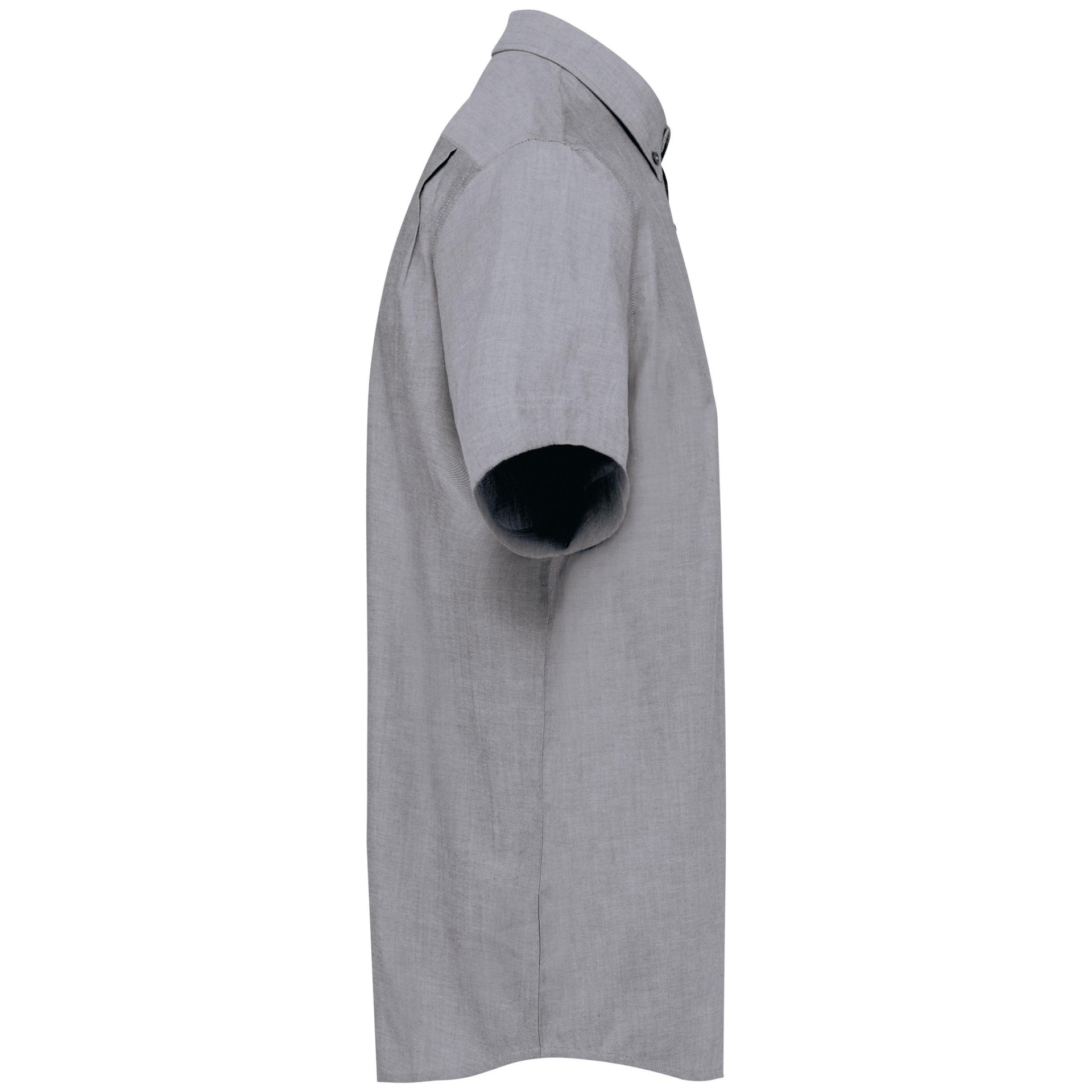 Camisa manga curta em Oxford de tratamento fácil - K535C