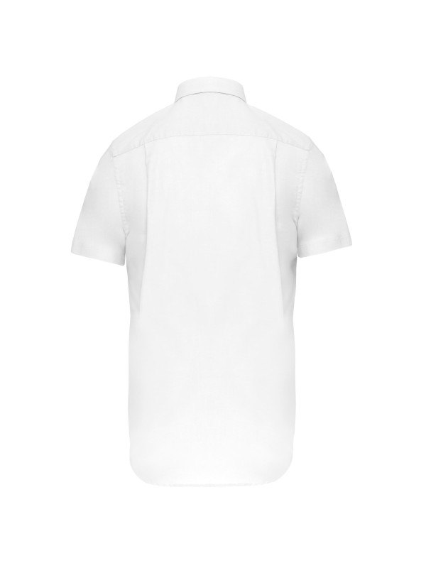 Camisa manga curta em Oxford de tratamento f�cil - K535