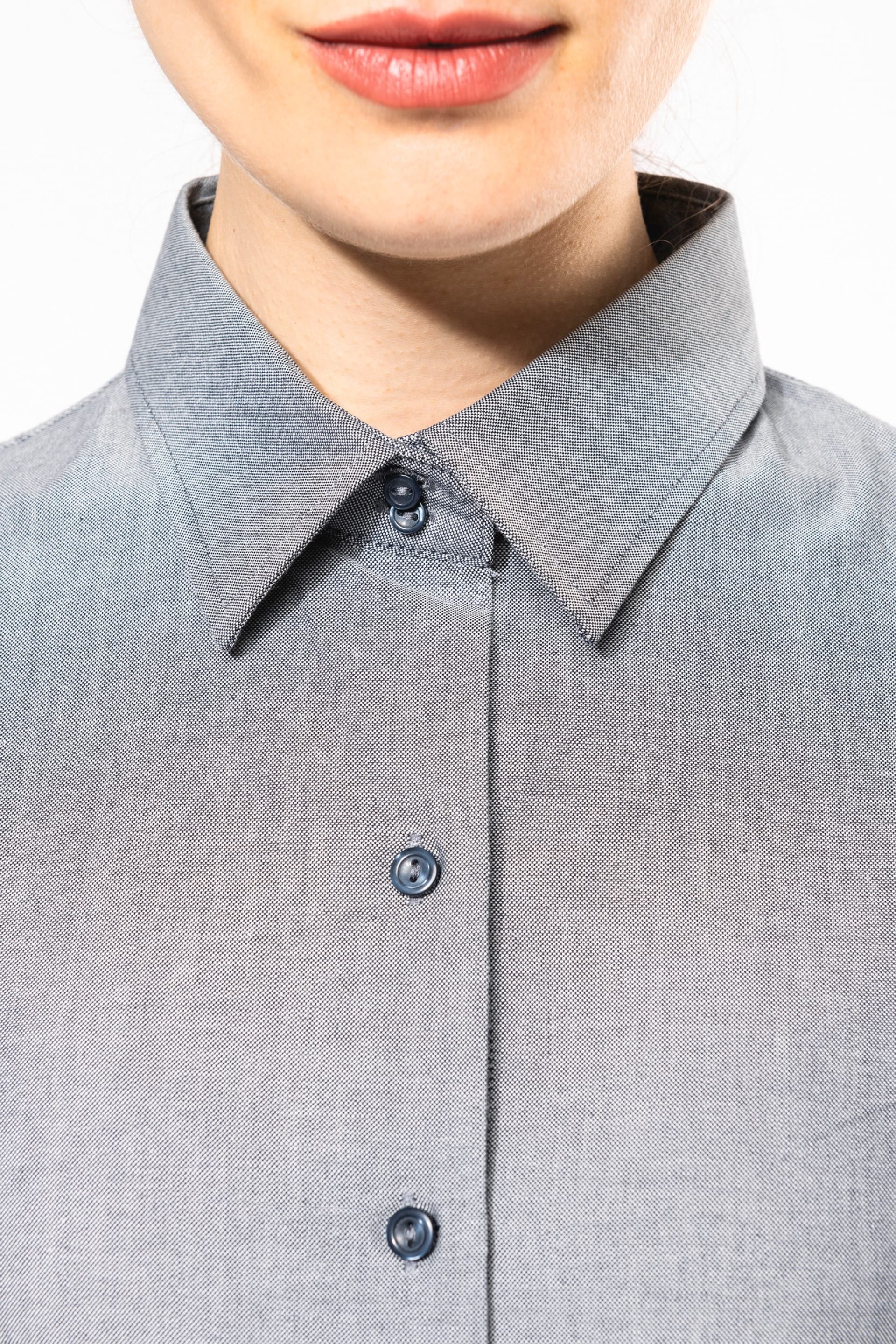 Camisa manga curta em Oxford tratamento fácil - K536C