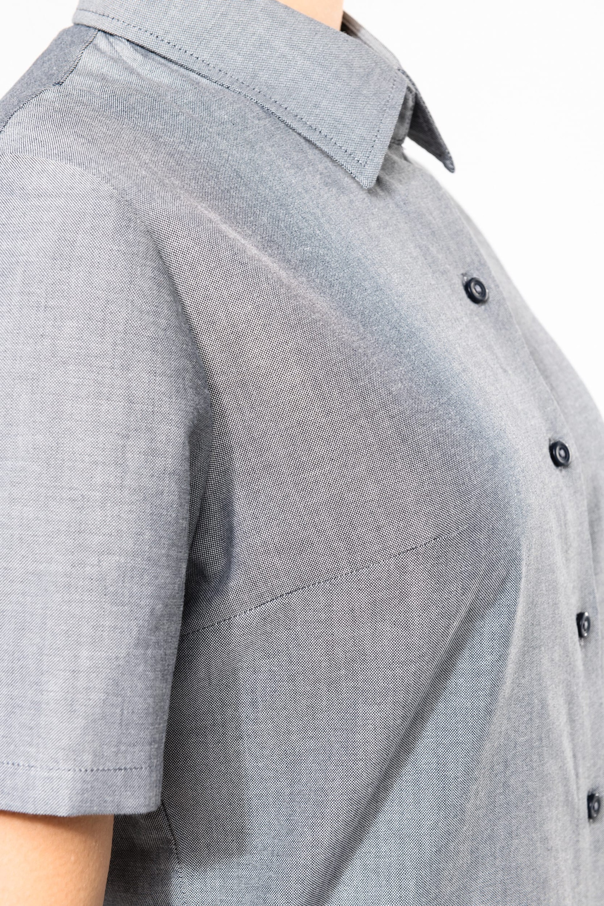 Camisa manga curta em Oxford tratamento fácil - K536C