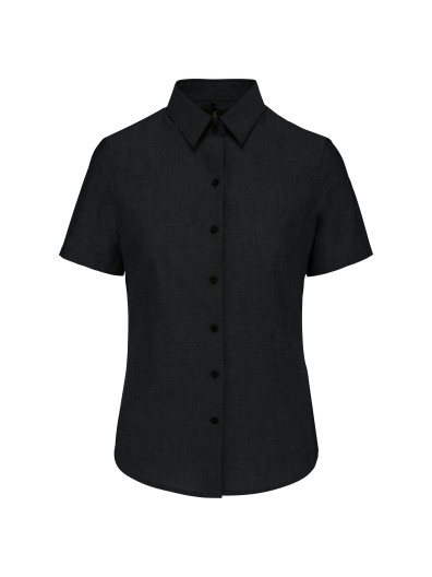 Camisa manga curta em Oxford tratamento fcil - K536C