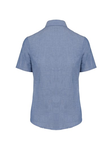 Camisa manga curta em Oxford tratamento f�cil - K536C