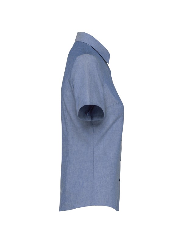 Camisa manga curta em Oxford tratamento f�cil - K536C