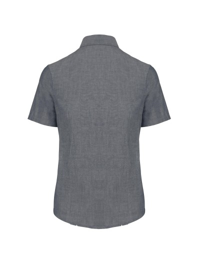Camisa manga curta em Oxford tratamento f�cil - K536C
