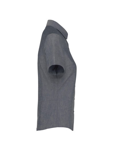 Camisa manga curta em Oxford tratamento f�cil - K536C