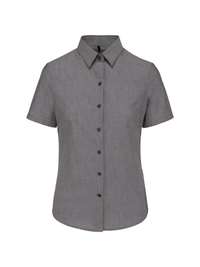 Camisa manga curta em Oxford tratamento fcil - K536C