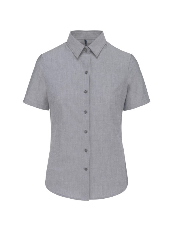 Camisa manga curta em Oxford tratamento fcil - K536C