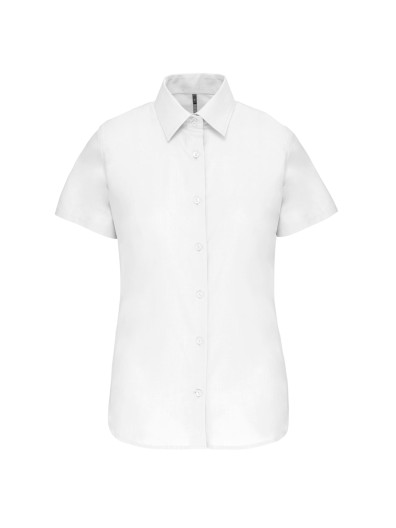 Camisa manga curta em Oxford tratamento fcil - K536