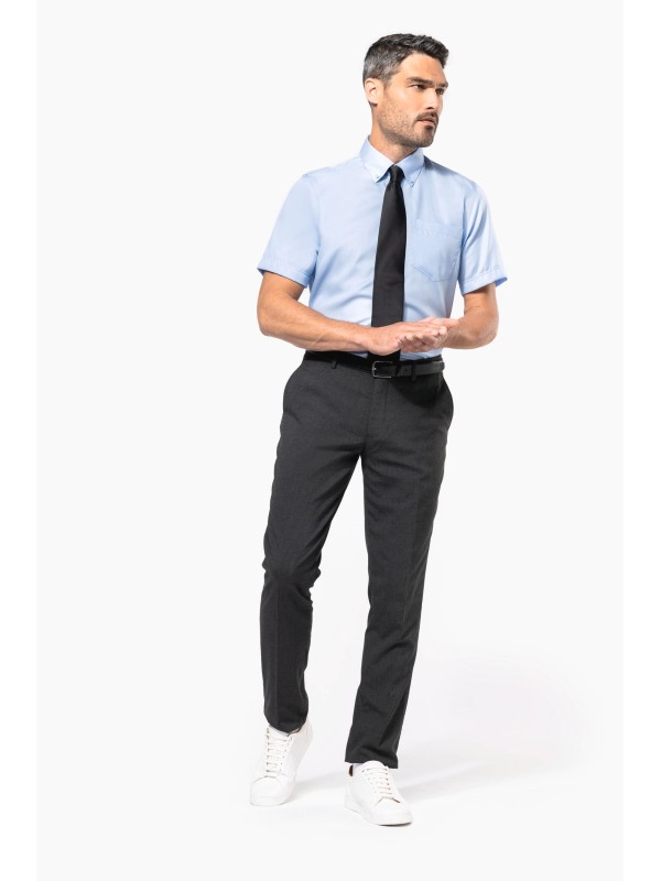 Camisa micro sarja manga curta supreme n�o precisa passar a ferro - K539C