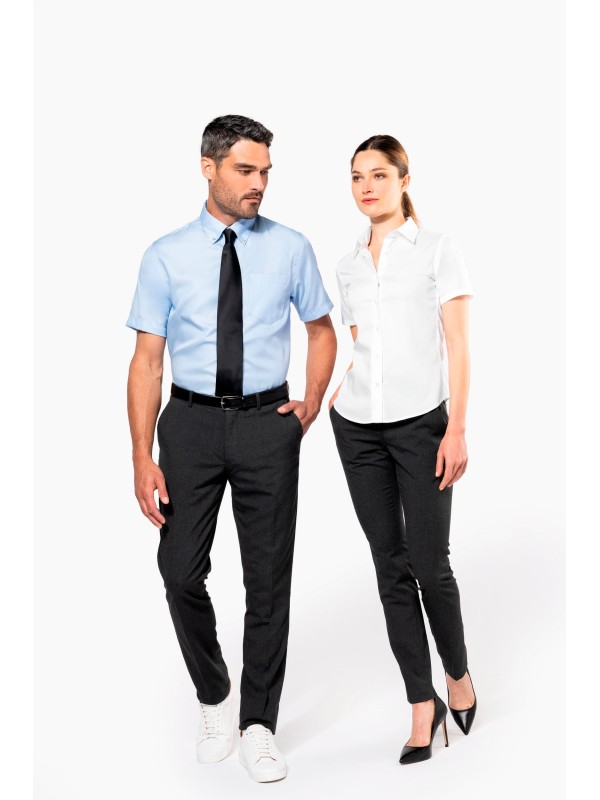 Camisa micro sarja manga curta supreme n�o precisa passar a ferro - K539C