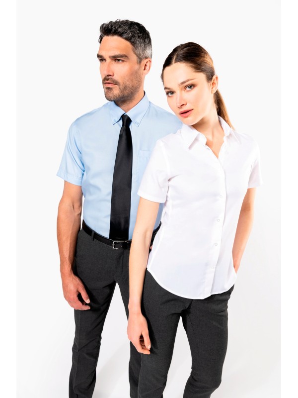 Camisa micro sarja manga curta supreme n�o precisa passar a ferro - K539C