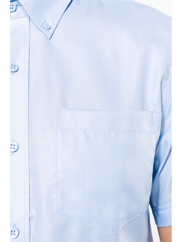 Camisa micro sarja manga curta supreme n�o precisa passar a ferro - K539C