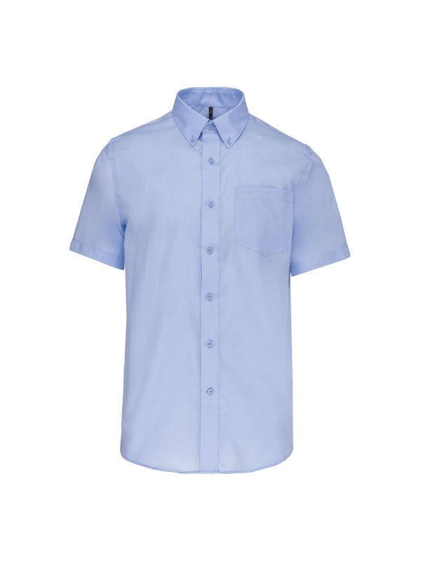 Camisa micro sarja manga curta supreme no precisa passar a ferro - K539C