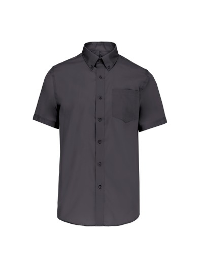 Camisa micro sarja manga curta supreme no precisa passar a ferro - K539C