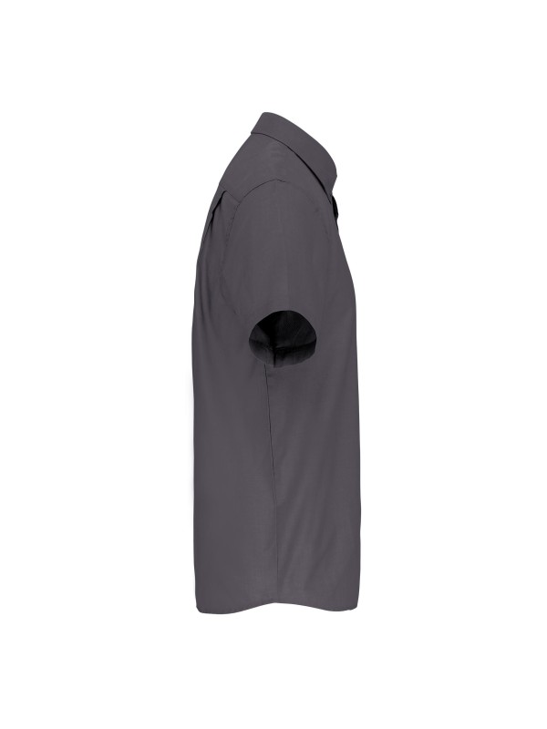 Camisa micro sarja manga curta supreme n�o precisa passar a ferro - K539C