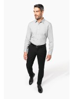 Camisa manga comprida em popeline de tratamento fcil - K541