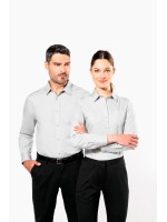 Camisa manga comprida em popeline de tratamento fcil - K541