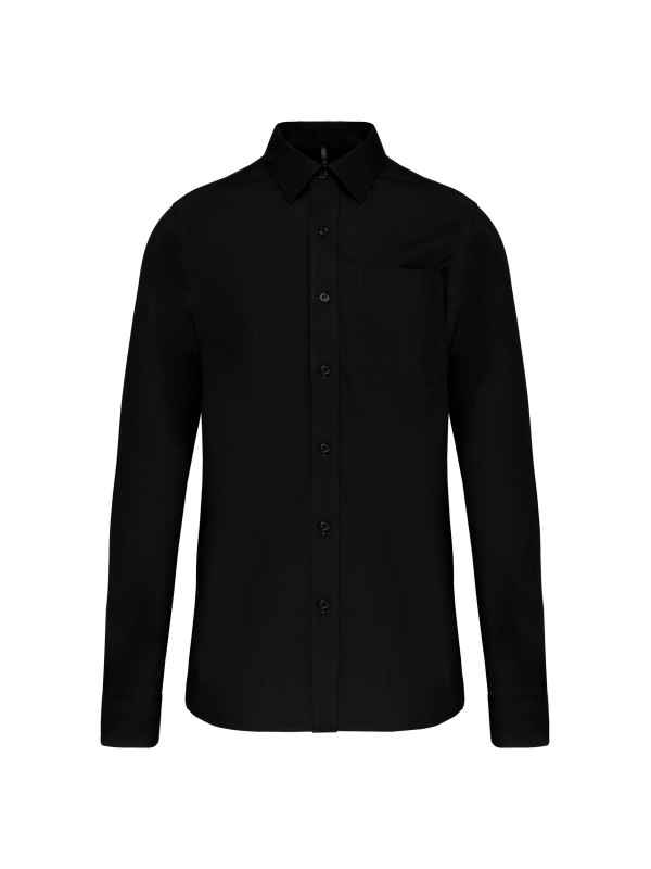Camisa manga comprida em popeline de tratamento fcil - K541C