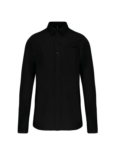 Camisa manga comprida em popeline de tratamento fcil - K541C