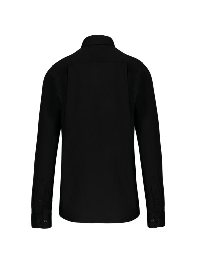 Camisa manga comprida em popeline de tratamento f�cil - K541C