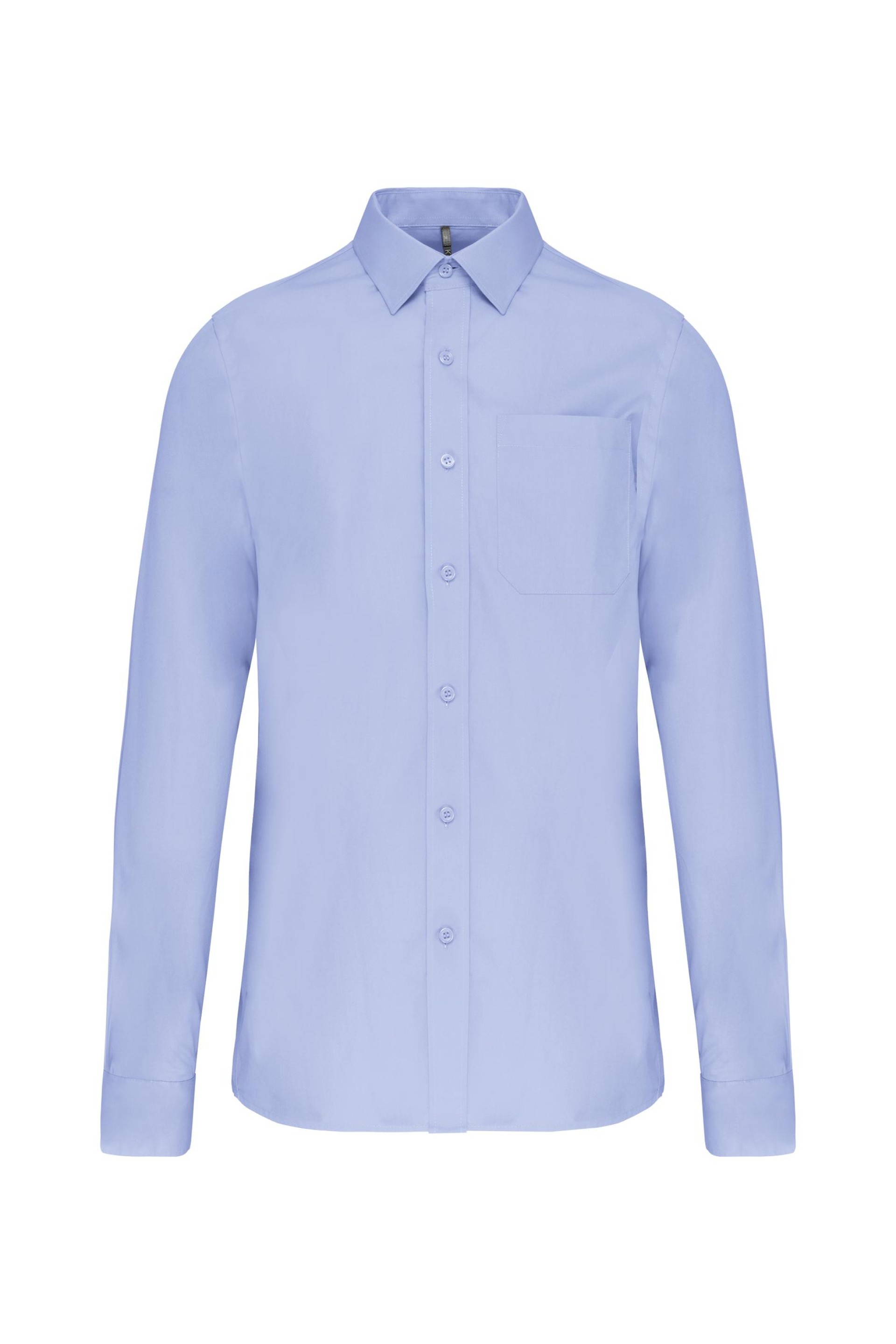 Camisa manga comprida em popeline de tratamento fácil - K541C