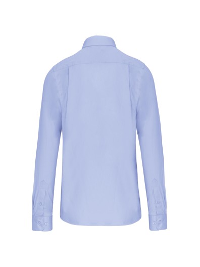 Camisa manga comprida em popeline de tratamento f�cil - K541C