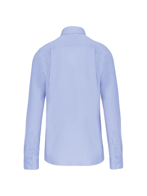 Camisa manga comprida em popeline de tratamento f�cil - K541C