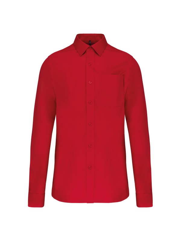 Camisa manga comprida em popeline de tratamento fcil - K541C