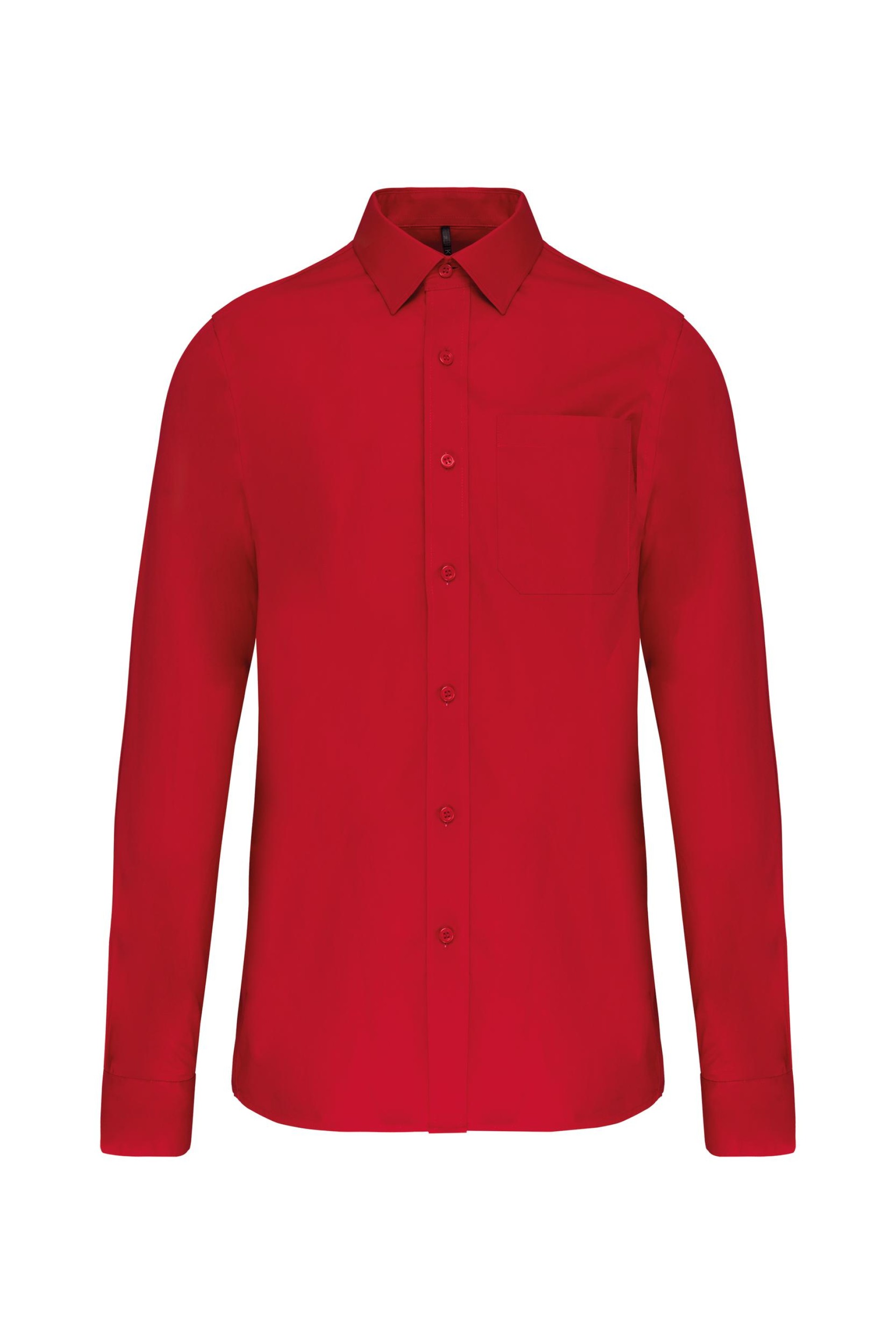Camisa manga comprida em popeline de tratamento fácil - K541C