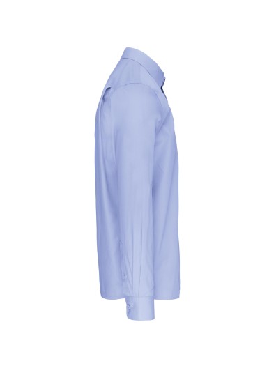 Camisa manga comprida em popeline de tratamento f�cil - K541C