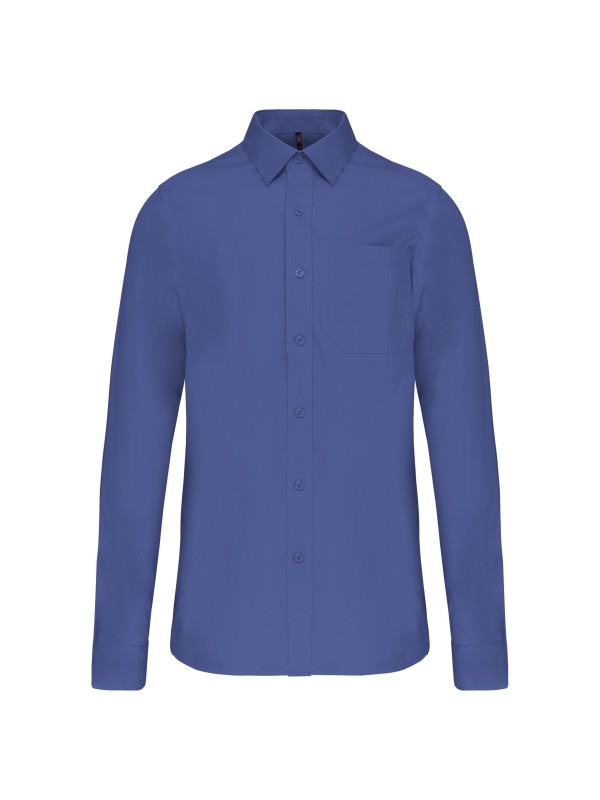 Camisa manga comprida em popeline de tratamento fcil - K541C