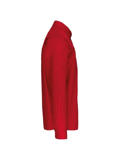 Camisa manga comprida em popeline de tratamento f�cil - K541C