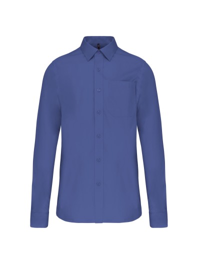 Camisa manga comprida em popeline de tratamento fcil - K541C