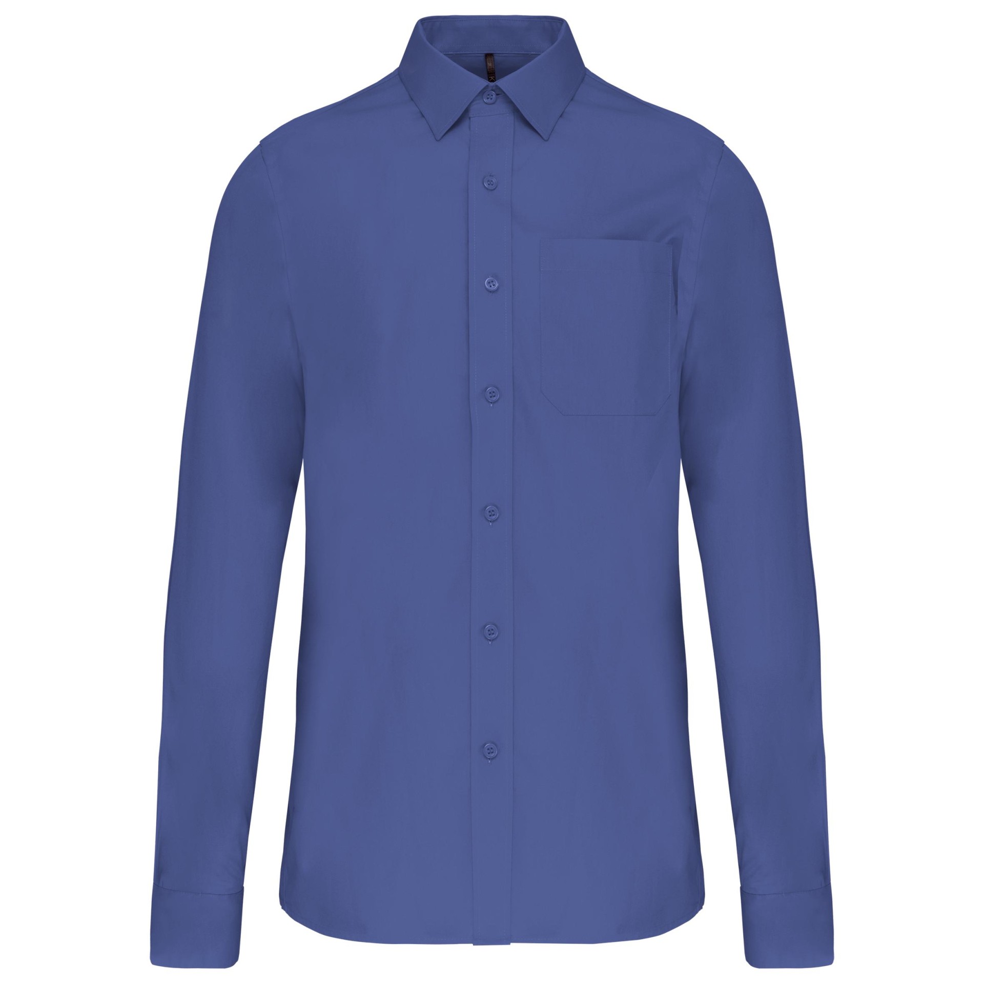 Camisa manga comprida em popeline de tratamento fácil - K541C