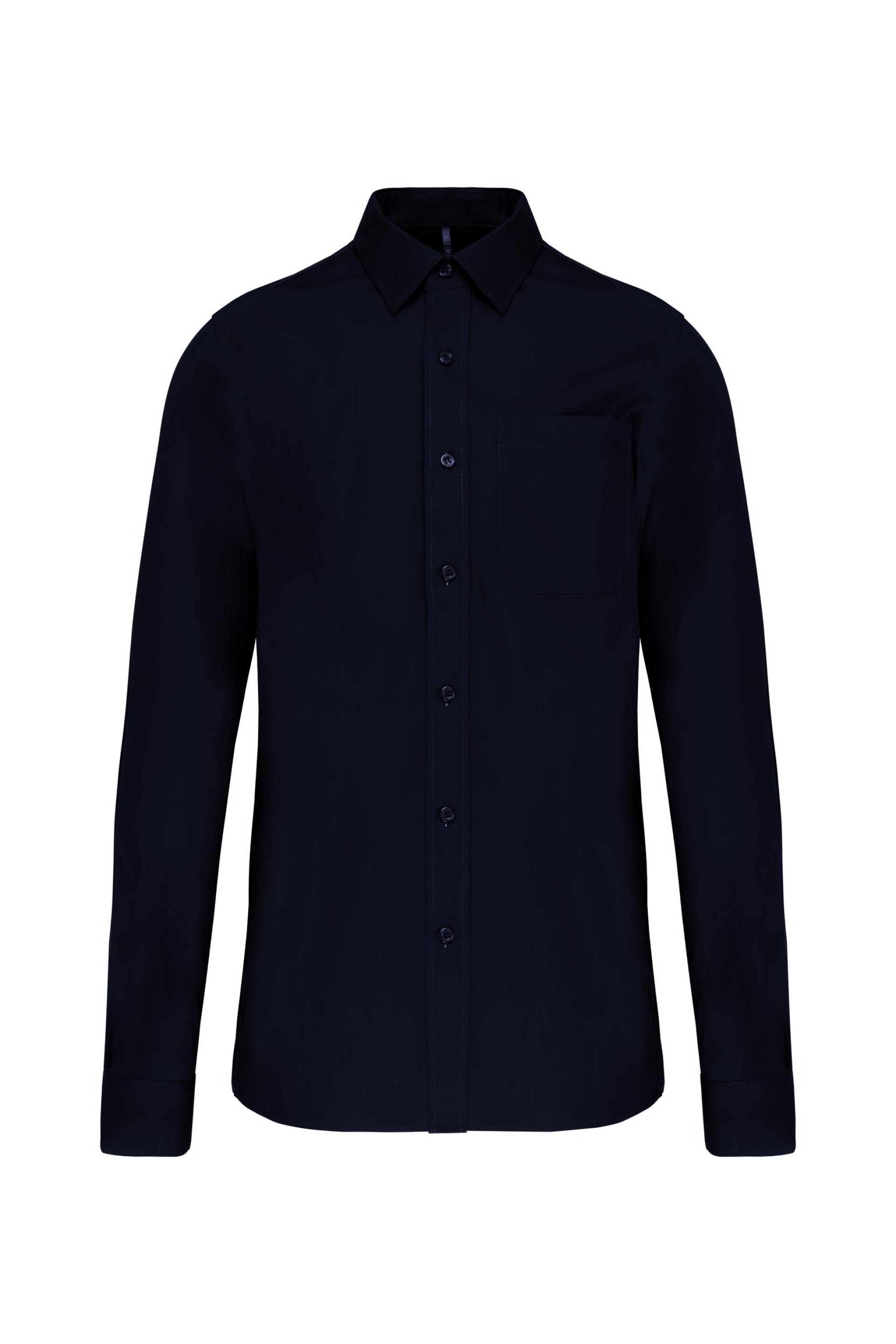 Camisa manga comprida em popeline de tratamento fácil - K541C