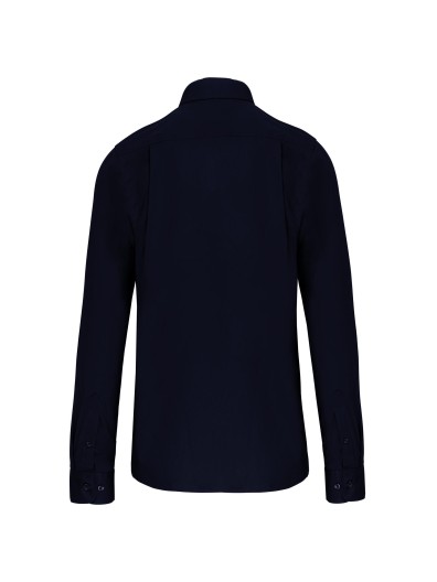 Camisa manga comprida em popeline de tratamento f�cil - K541C