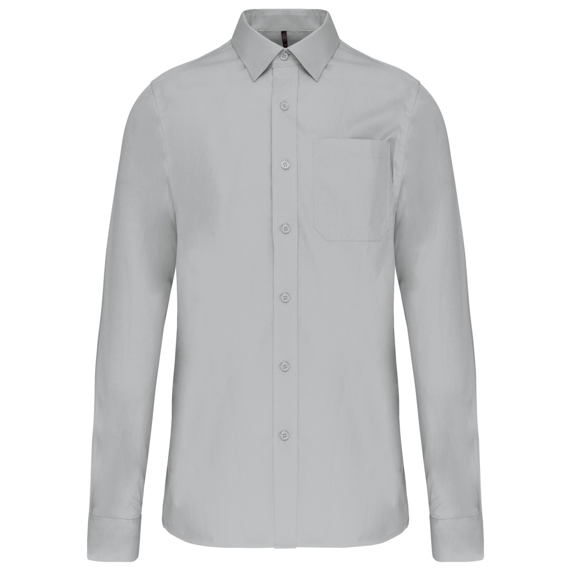 Camisa manga comprida em popeline de tratamento fácil - K541C