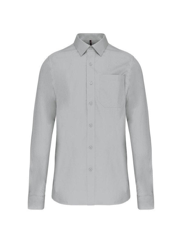 Camisa manga comprida em popeline de tratamento fcil - K541C