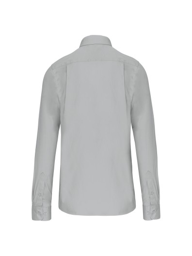 Camisa manga comprida em popeline de tratamento f�cil - K541C