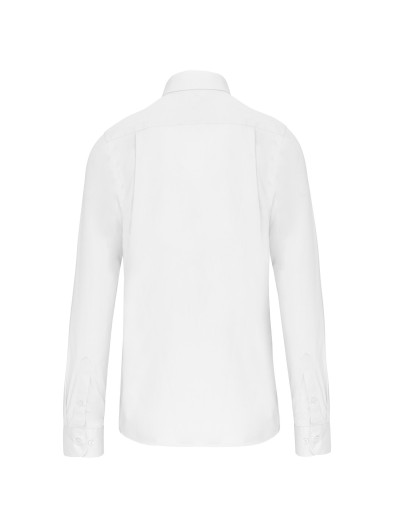 Camisa manga comprida em popeline de tratamento f�cil - K541