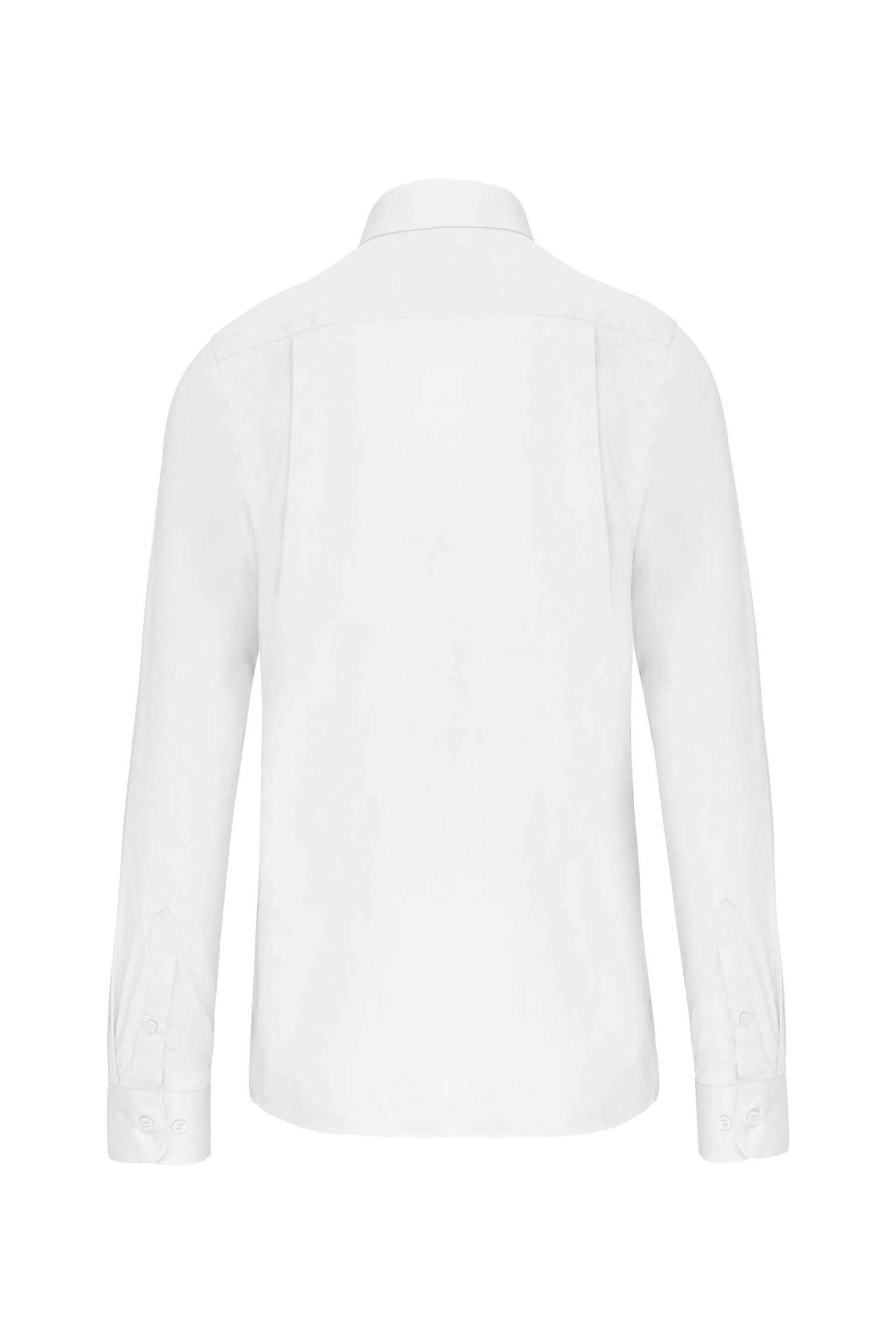 Camisa manga comprida em popeline de tratamento fácil - K541