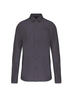 Camisa manga comprida em popeline de tratamento fcil - K541C