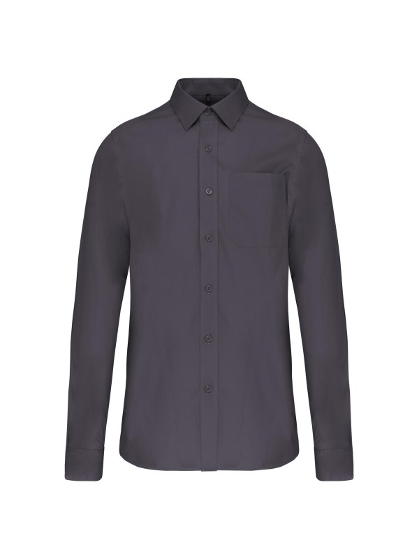 Camisa manga comprida em popeline de tratamento fcil - K541C