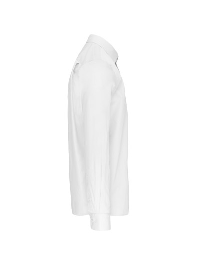 Camisa manga comprida em popeline de tratamento f�cil - K541