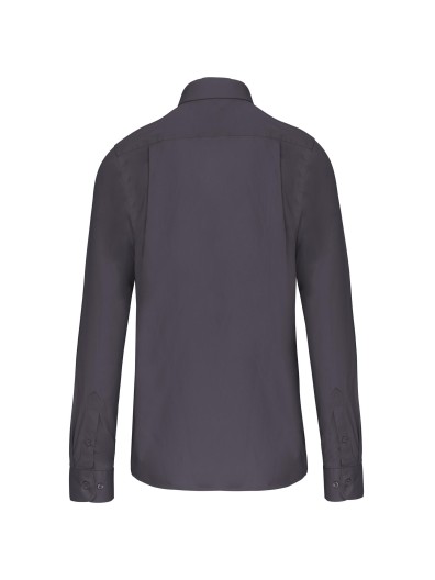 Camisa manga comprida em popeline de tratamento f�cil - K541C