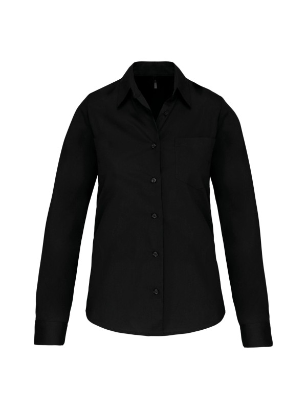 Camisa de manga comprida em popeline tratamento fcil - K542C