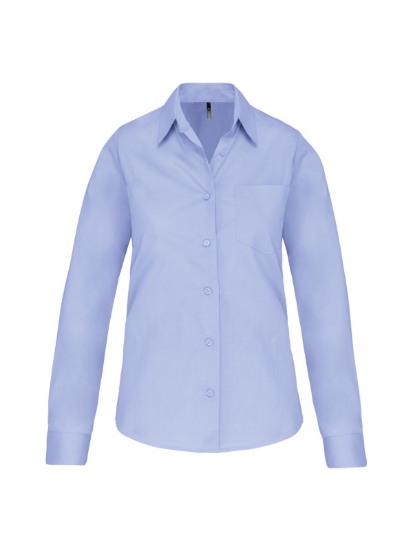 Camisa de manga comprida em popeline tratamento fcil - K542C