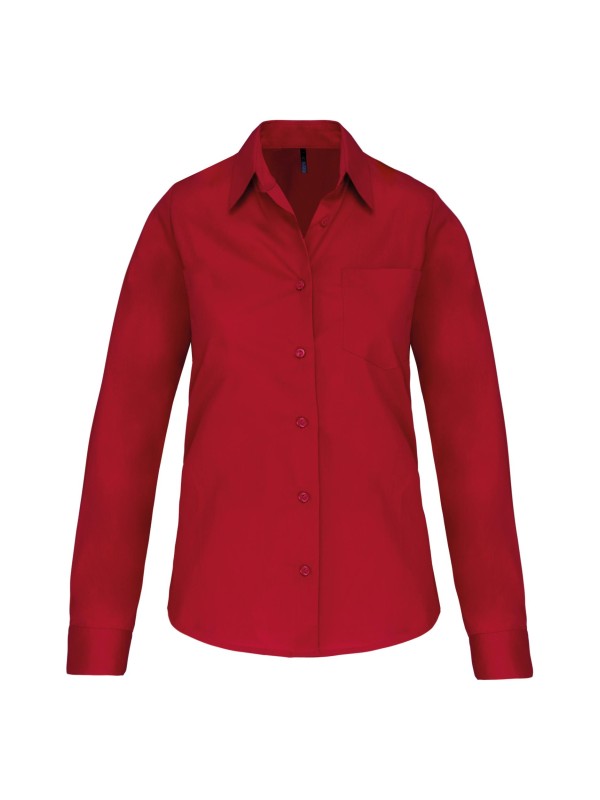 Camisa de manga comprida em popeline tratamento fcil - K542C